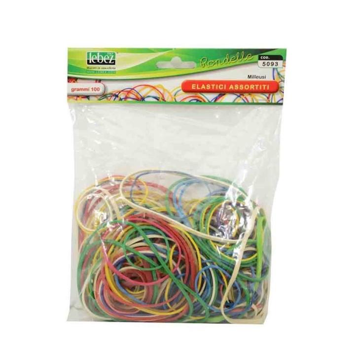 ELASTICI ASSORTITI BUSTA 100GR.