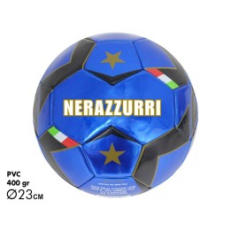 PALLONE CALCIO CAMPIONI NERAZZURRO 400GR