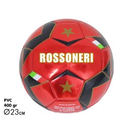 PALLONE CALCIO CAMPIONI ROSSONERO 400GR