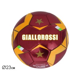 PALLONE CALCIO CAMPIONI GIALLOROSSO 400G