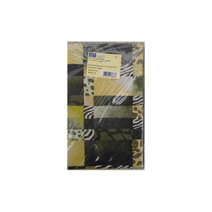 BUSTE FANT.SAVANNA VERDE 50PZ 15X25