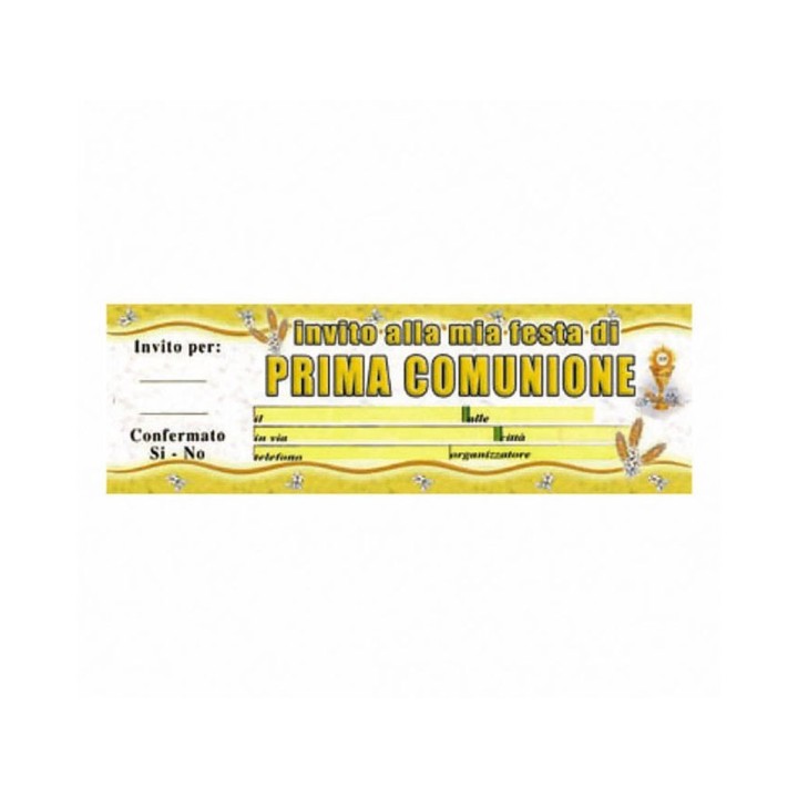 INVITI ASSEGNO PRIMA COMUN.GOLD 20PZ