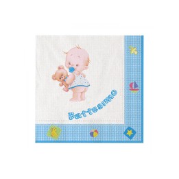 TOVAGLIOLI CM.33X33 CUORE CELESTE