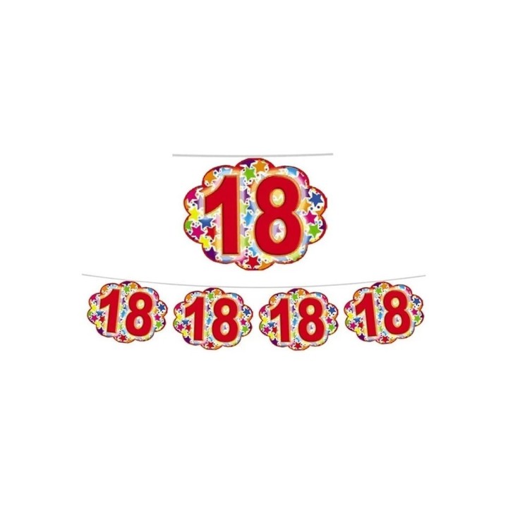 FESTONE NUVOLETTE 18 ANNI 4 MT. PS*