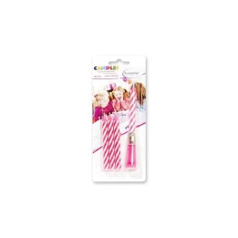 CANDELINA MUSICALE ROSA