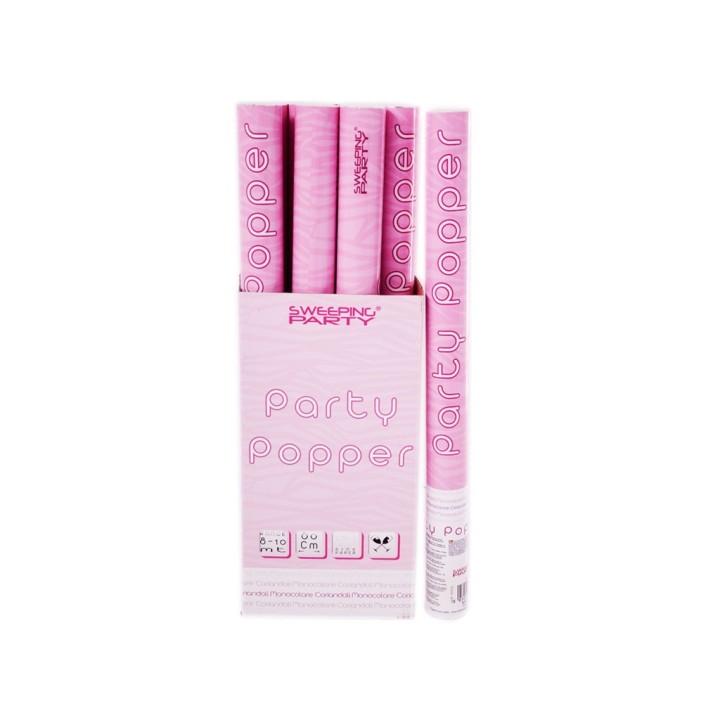 TUBO CON BOTTONE 60CM COLORE ROSA