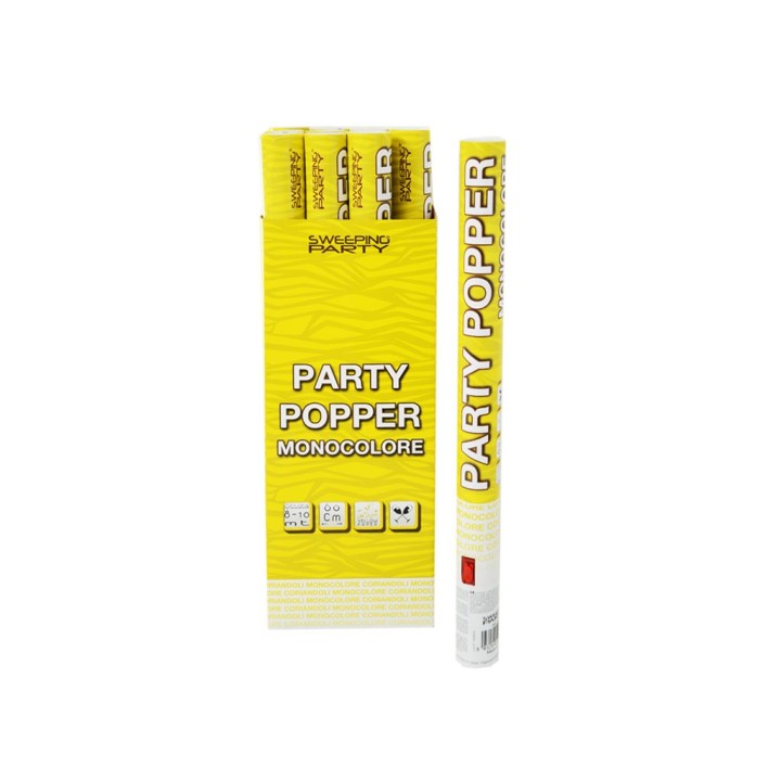 TUBO CON BOTTONE 60CM COLORE GIALLO