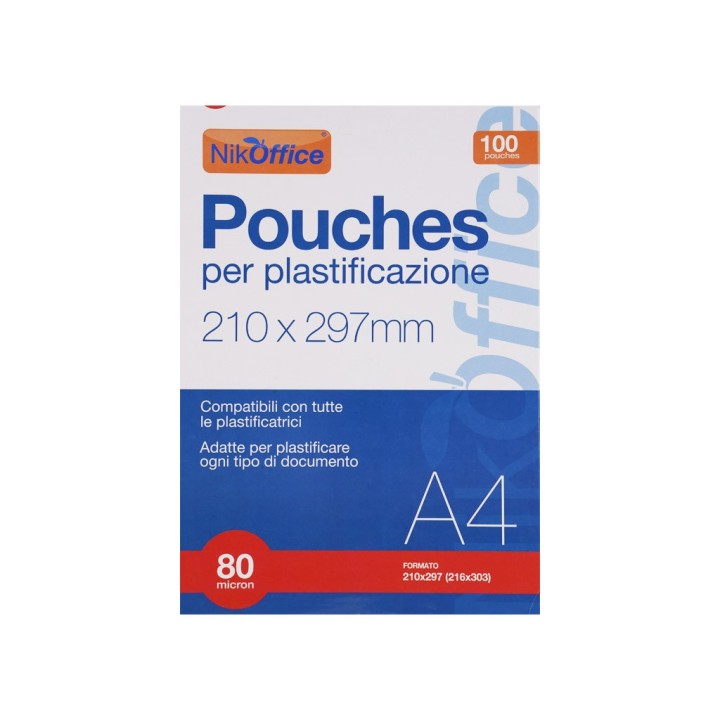 POUCHE PER PLASTIFIC.A4 MIC80