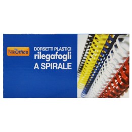DORSETTI SPIRALE CF.30 22MM.ROSSO