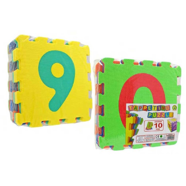 TAPPETINO NUMERI 10 PZ