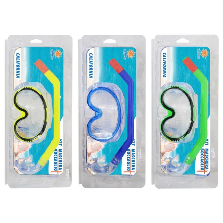 KIT MASCHERA CALIFORNIA CON BOCCAGLIO