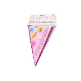 BANDIERINE 6MT PVC PRIMO COMPL. ROSA