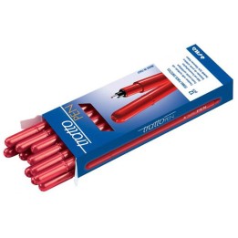 TRATTO PEN METAL ROSSO (12) F830702