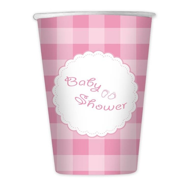 BICCHIERI CC.200 BABY SHOWER GIRL 61712