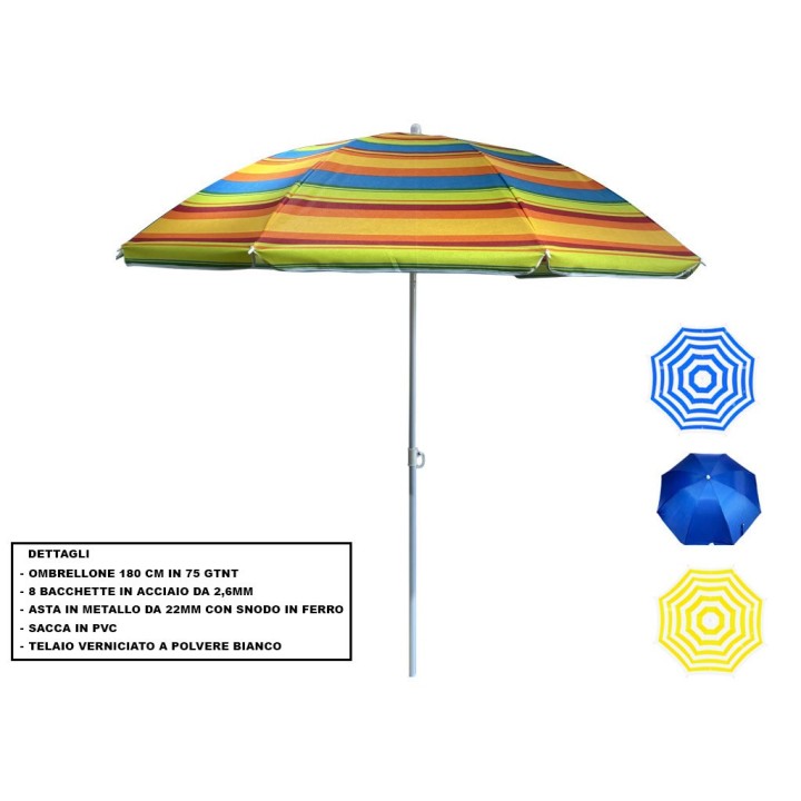 OMBRELLONE GARDA TNT 180