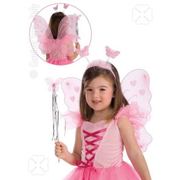 SET FARFALLA ROSA ALI CM.40X40+CERC+BACC