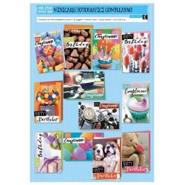 BIGLIETTO AUGURI COMPLEANNO ASS. MN.3968