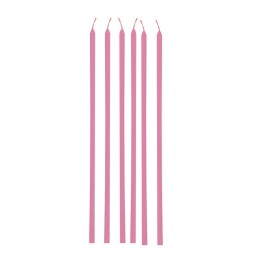 12 CANDELINE STELO CM.40 ROSA CC01/01
