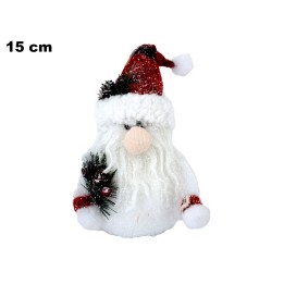 BABBO NATALE DECORATIVO CM 15