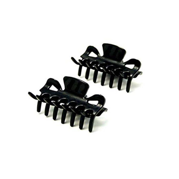 PINZA 7 DENTI PICCOLA 2PZ NERA