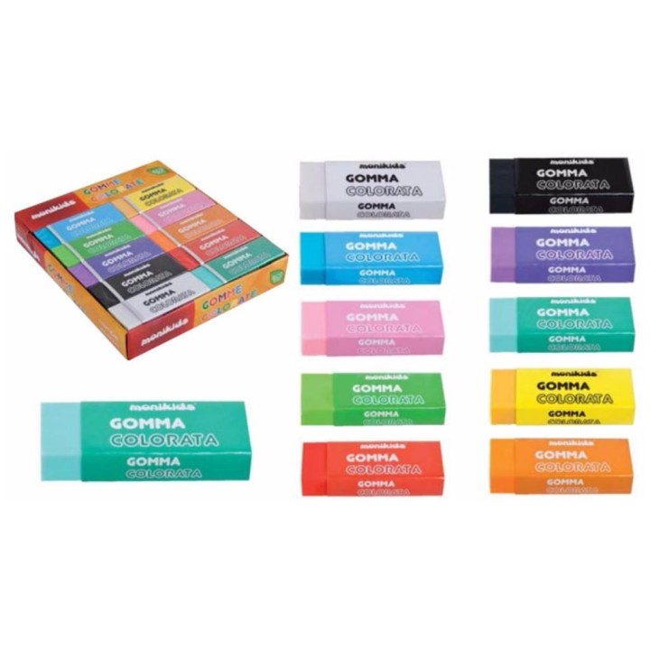 GOMME 10 COLORI ASS. CF 20PZ 26NIK037
