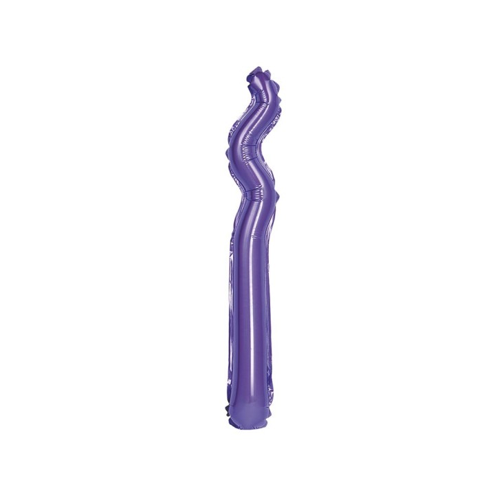 5 PALLONI MYLAR KURLY ZIG ZAG VIOLA