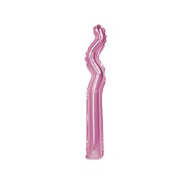 5 PALLONI MYLAR KURLY ZIG ZAG ROSA