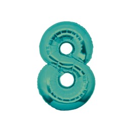 PALLONE MYLAR CM 102 NUMERO 8 TIFFANY
