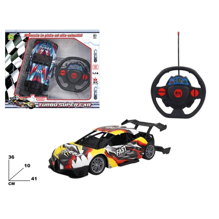 RC TURBO SUPER CAR SCALA 1-14