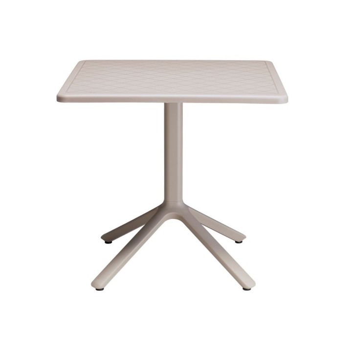 SCAB TAVOLO ECO FISSO 80X80 TORTORA