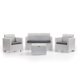 BICA SALOTTO SET NEBRASKA BIANCO 9067