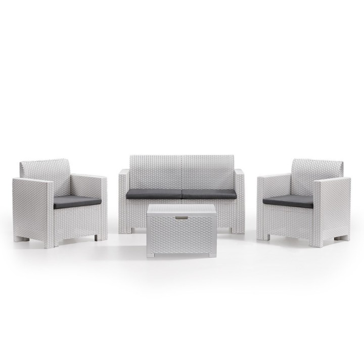 BICA SALOTTO SET NEBRASKA BIANCO 9067