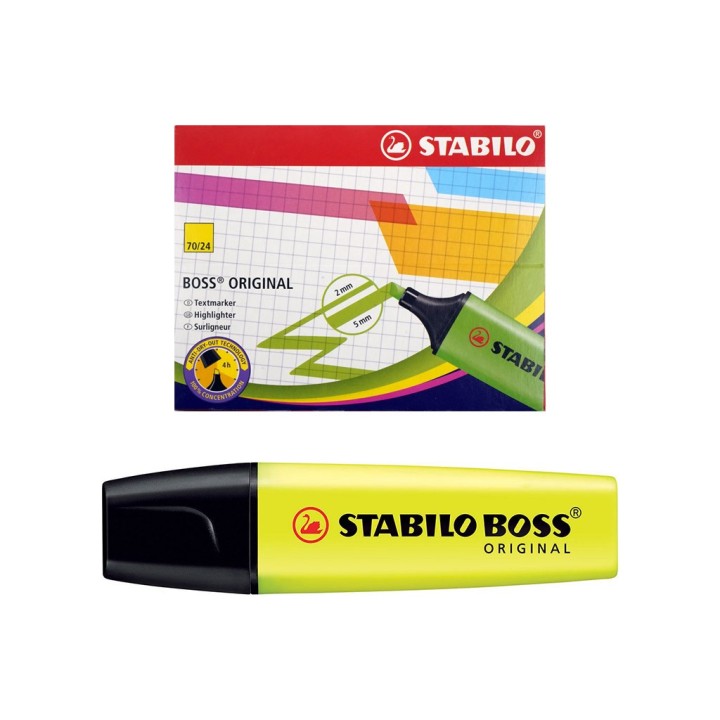 EVIDENZIATORE BOSS GIALLO STABILO 70/24