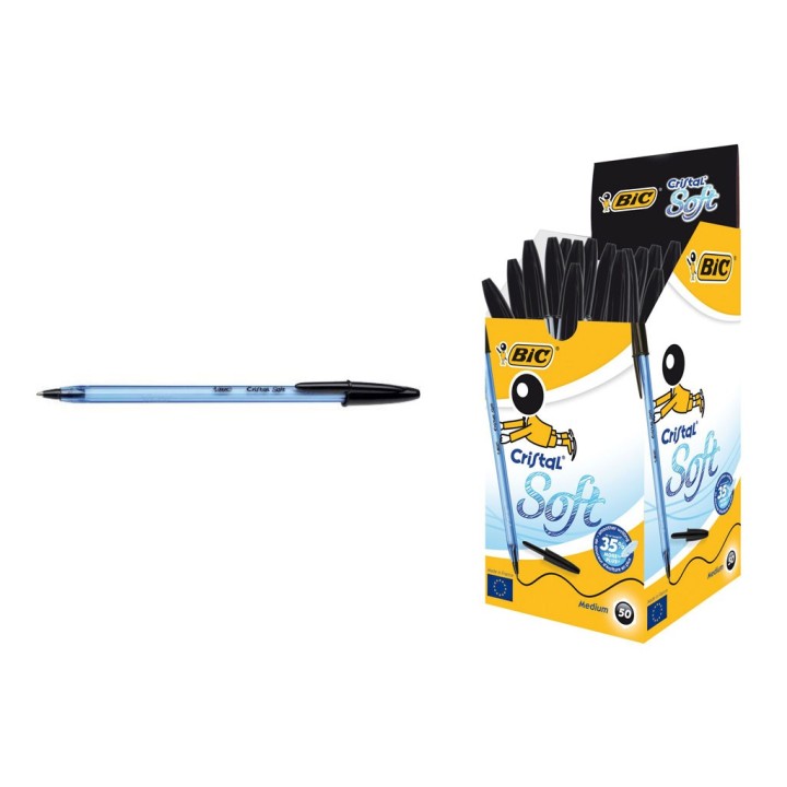 BIC PENNA CRISTAL SOFT NERA