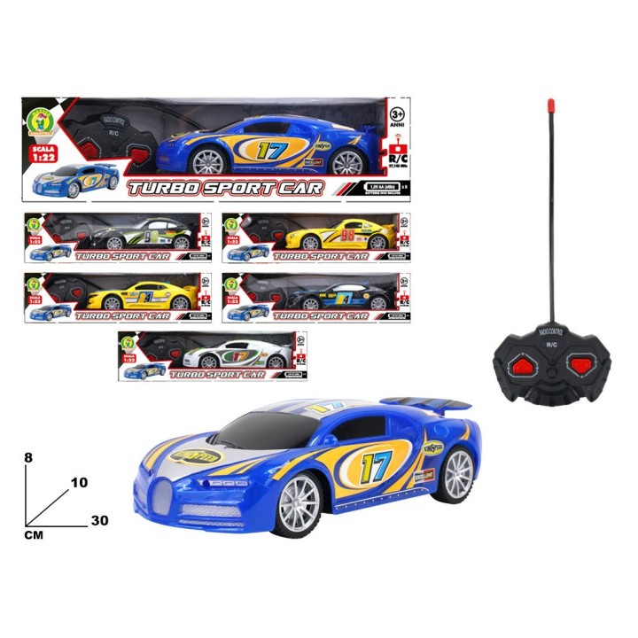 RC TURBO SPORT CAR SCALA -1-22