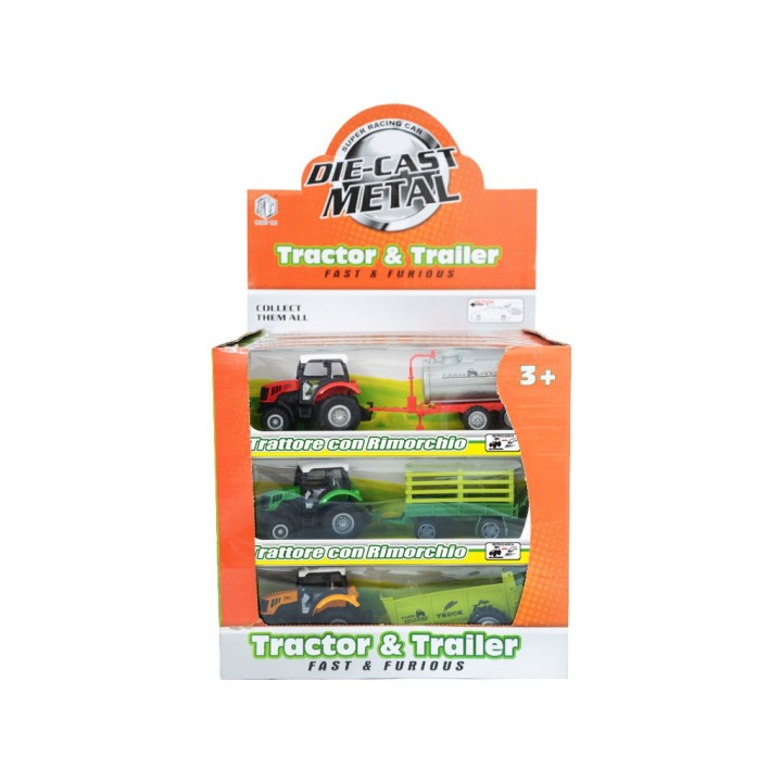 TRATTORE CON RIMORCHIO