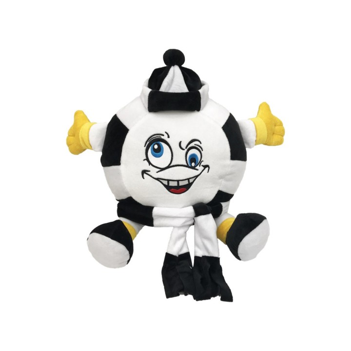 PELUCHE PALLA BIANCONERA CM 35