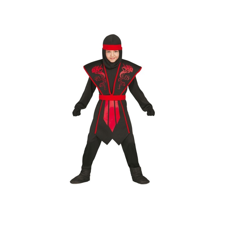COSTUME OMBRA NINJA BAMBINO 5-6 ANNI