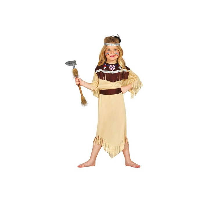 COSTUME INDIANA CHEROKEE BAMBINA 5-6 ANN