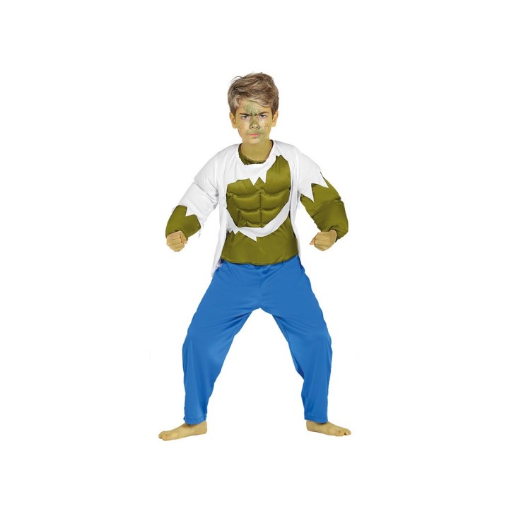 COSTUME FORZUTO VERDE BAMBINO 5-6 ANNI
