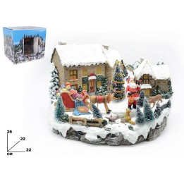 VILLAGGIO BABBO NATALE w/ LUCI SUONI MOV