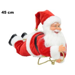 BABBO NATALE ARRAMPICATO 45 CM