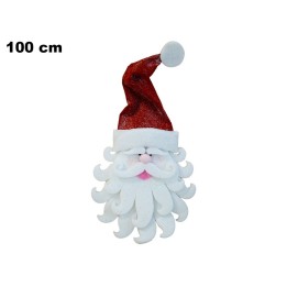 FACCIA DI BABBO NATALE DECORATIVA