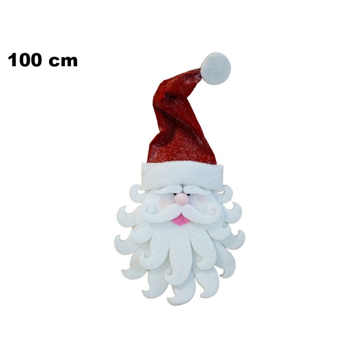 FACCIA DI BABBO NATALE DECORATIVA