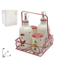 SET OLIO/ACETO/SALE/PEPE BABBO NATALE