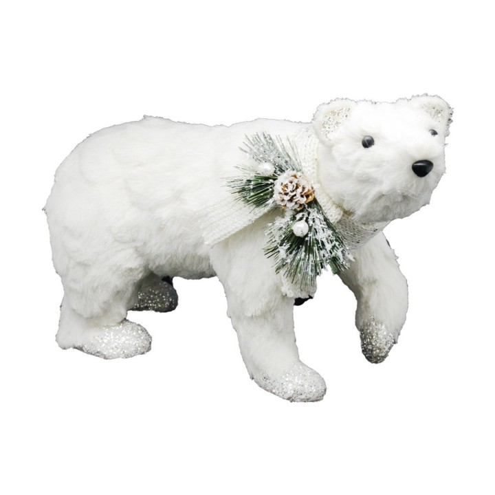 ORSO BIANCO POLIESTERE 44CM
