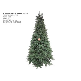 ALBERO FORESTA UMBRA CM 210