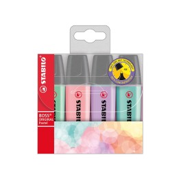 EVIDENZIATORE BOSS STABILO PASTEL 4PZ