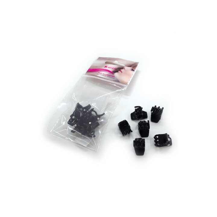 PINZA POLIPO MINI NERA 6PZ