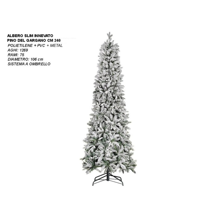 ALBERO SLIM INNEVATO PINODELGARGANOCM240